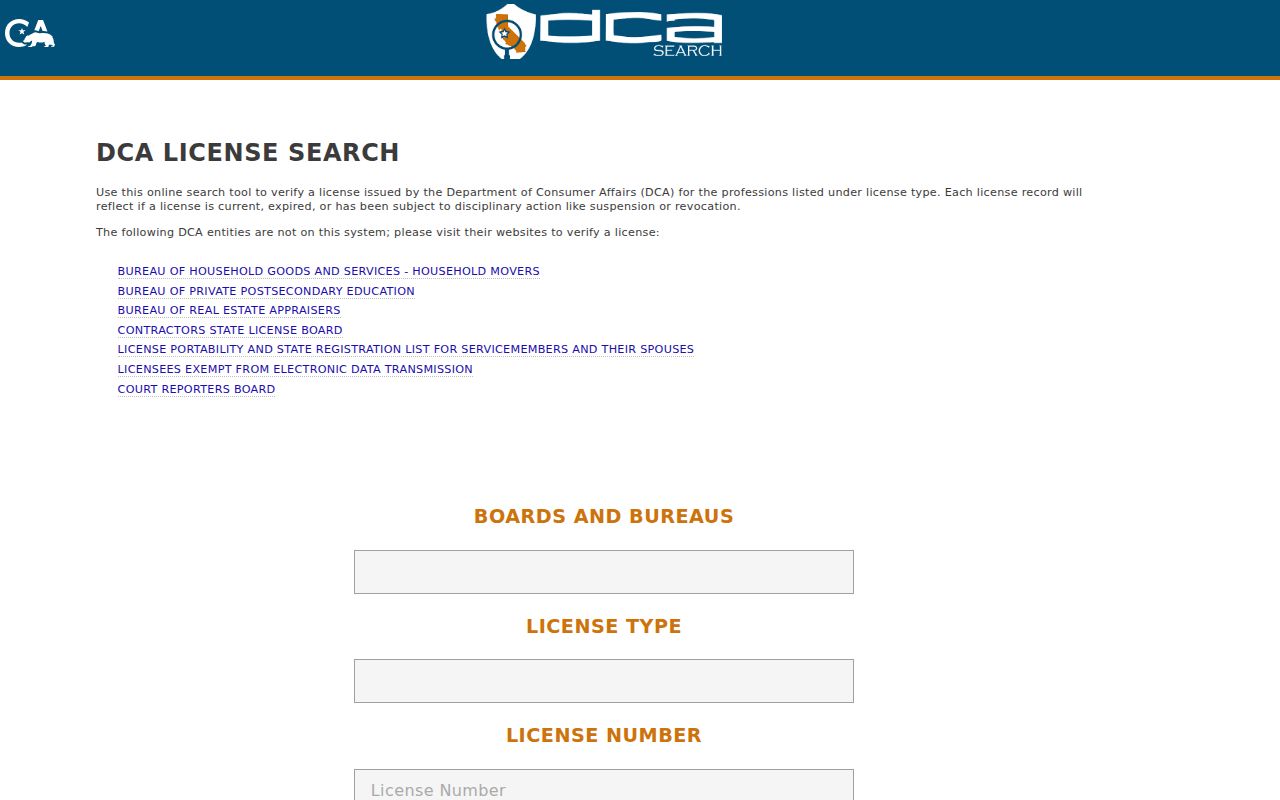 Tulare residents directory professional license search