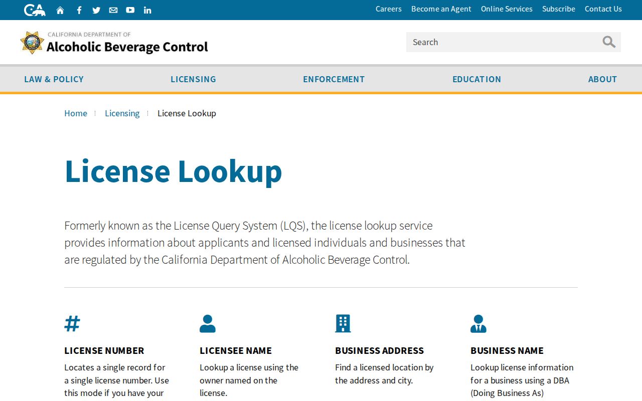 Tulare previous residents alcoholic beverage license lookup