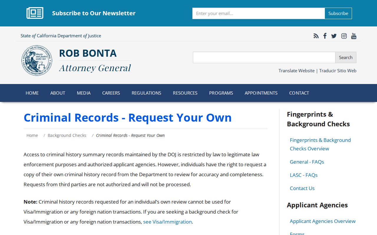Tulare resident lookup California criminal record review
