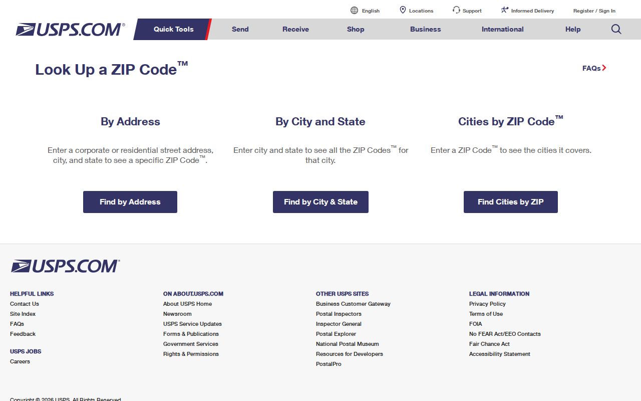 Tulare ZIP code directory USPS address lookup